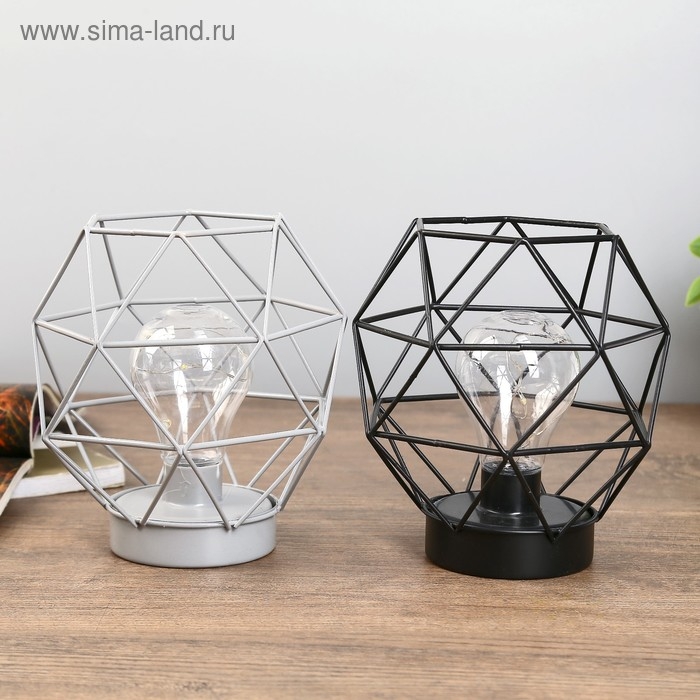 Ночник Ночник "Лофти" LED МИКС 15х15х16 см RISALUX