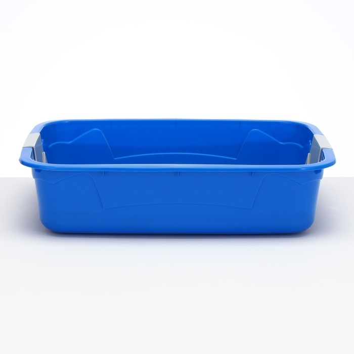 Туалет с сеткой,  45х34х15 см, синий/серый Туалет с сеткой,  45х34х15 см, синий/серый