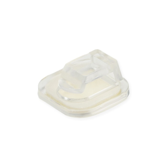 Держатель самоклеящийся для проводов и гирлянд ТУНДРА krep, 15х15 мм, 90 шт.