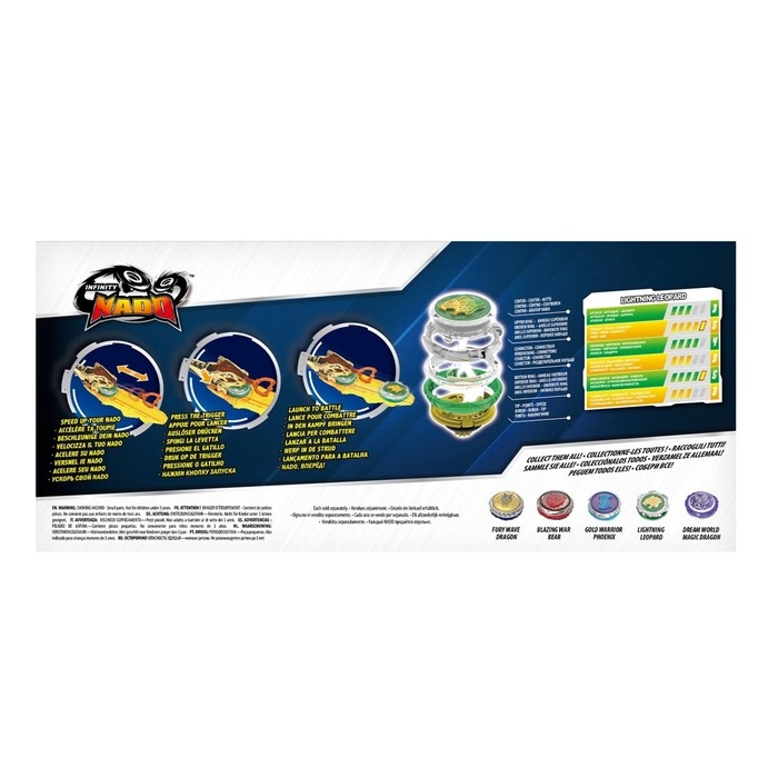 Волчок Инфинити Надо «Эпик Лончер. Супериор пак. Lightning Leopard» Волчок Инфинити Надо «Эпик Лончер. Супериор пак. Lightning Leopard»