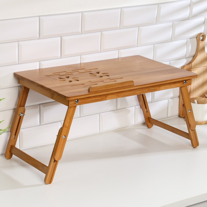 Столик для ноутбука складной, 30х50 см, дерево Столик для ноутбука складной, 30х50 см, дерево