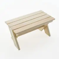 Лавка деревянная складная из липы "Добропаровъ" 60х30х30 см, для бани