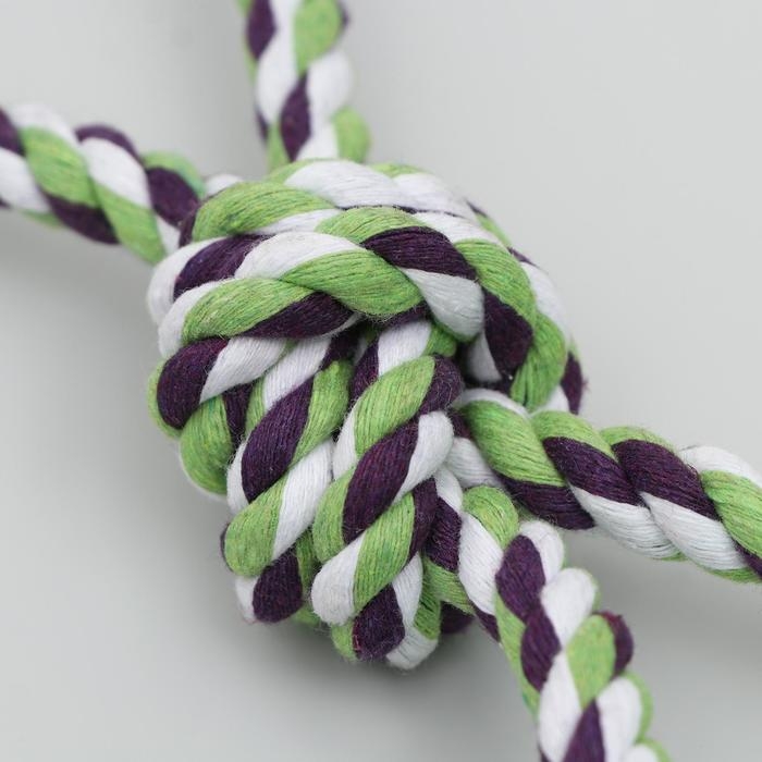 Игрушка тренировочная канатная Игрушка тренировочная канатная "Качель", до 120 г, микс цветов