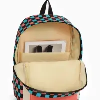 Рюкзак школьный на молнии, с карманами, размер 30&times;14&times;42 см, белый/розовый