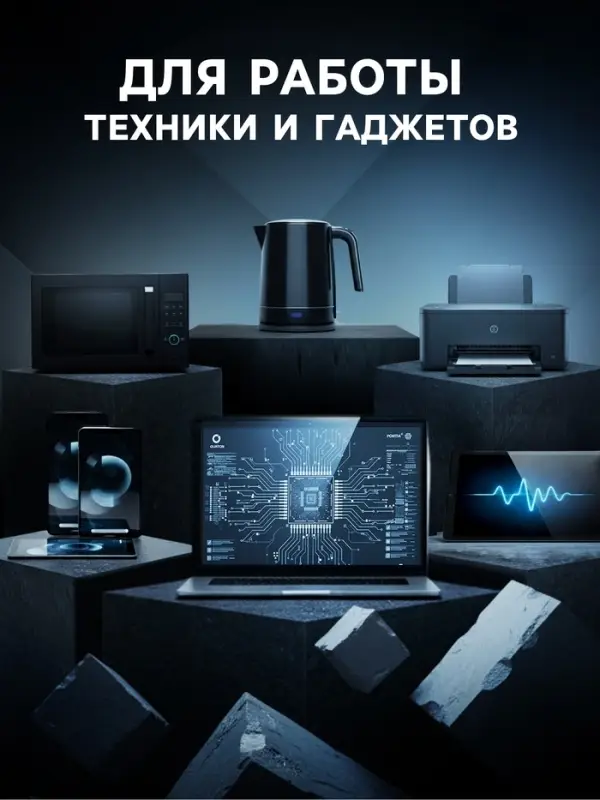 Удлинитель Luazon Lighting, 3 розетки, 5 м, 6 А, 1300 Вт, 3&times;0.75 мм2, с заземлением, с выключателем, белый