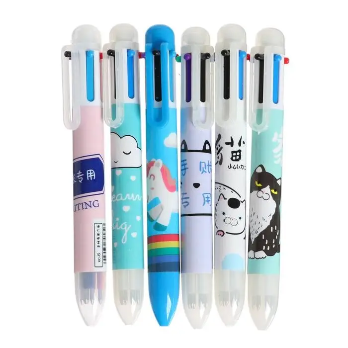 Ручка шариковая многоцветная, автоматическая, 6 цветов, корпус МИКС (штрихкод на штуке) Ручка шариковая многоцветная, автоматическая, 6 цветов, корпус МИКС (штрихкод на штуке)