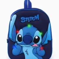 Рюкзак школьный со светодиодными лампочками &laquo;Синий Монстрик&raquo;