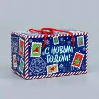 Подарочная новогодняя коробка «Долгожданная» , Посылка 20×12×12 см