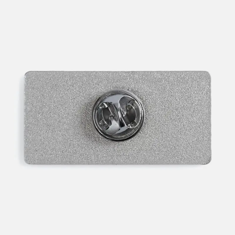 Значок Sanga Matto, серебристый глянцевый