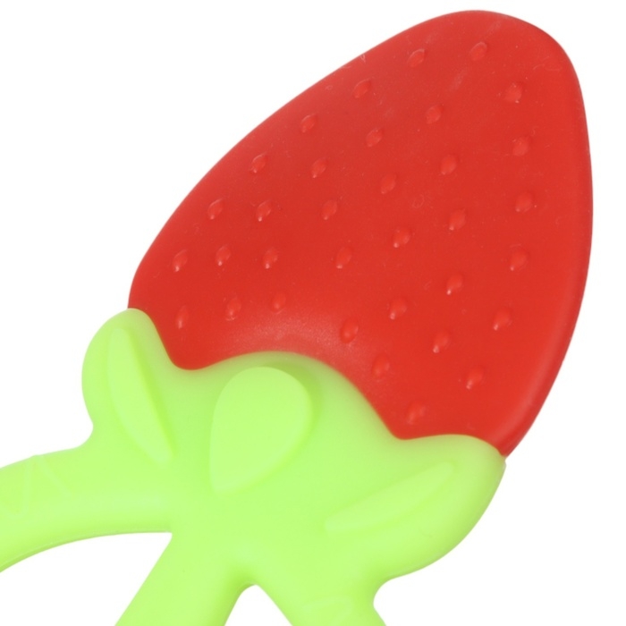 Прорезыватель силиконовый «Клубничка», Крошка Я