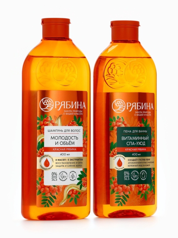 Пена для ванны, витаминный спа-уход, аромат рябины, 400 мл, Рябина Пена для ванны, витаминный спа-уход, аромат рябины, 400 мл, Рябина