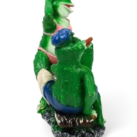 Садовая фигура из полистоуна «Лягушки на качелях», 37×17×38 см