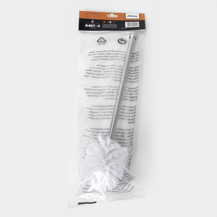 Ёршик для унитаза Accoona, 6,6×6,6×35,5 см Ёршик для унитаза Accoona, 6,6×6,6×35,5 см