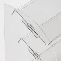 Горка 3 ступеньки угол 30, 33&times;17&times;19 см, оргстекло 2 мм