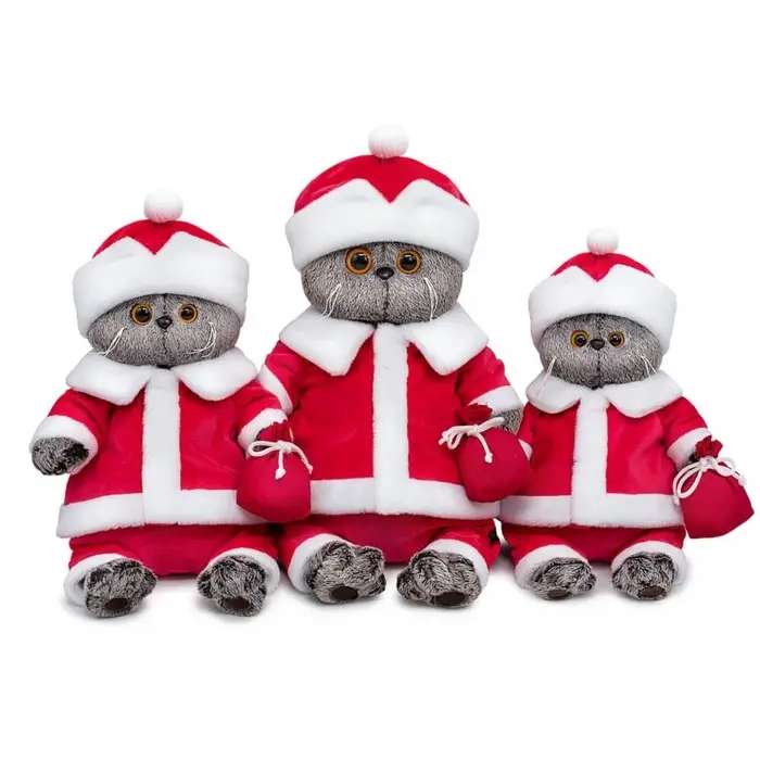 Мягкая игрушка &laquo;Басик &laquo;Кот Мороз&raquo;, 22 см