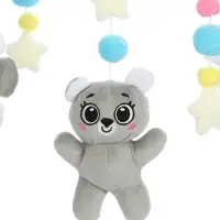 Мобиль музыкальный на кроватку Крошка Я &laquo;Забавный мишка&raquo;, звуковые эффекты, серый