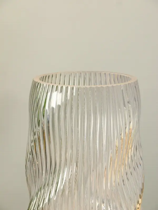 Ваза стекло настольная  Ваза стекло настольная "Венди" 29х12х10 см, прозрачный