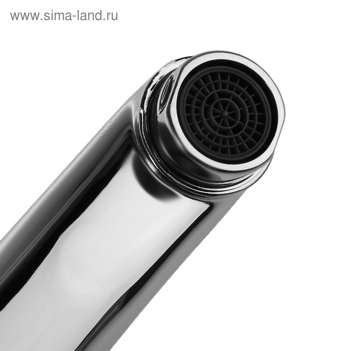 Cмеситель для кухни Accoona A84203, однорычажный, средний излив, силумин, хром Cмеситель для кухни Accoona A84203, однорычажный, средний излив, силумин, хром