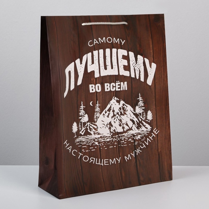 Пакет подарочный ламинированный, упаковка, «Самому лучшему во всём», L 28 х 38 х 9 см Пакет подарочный ламинированный, упаковка, «Самому лучшему во всём», L 28 х 38 х 9 см