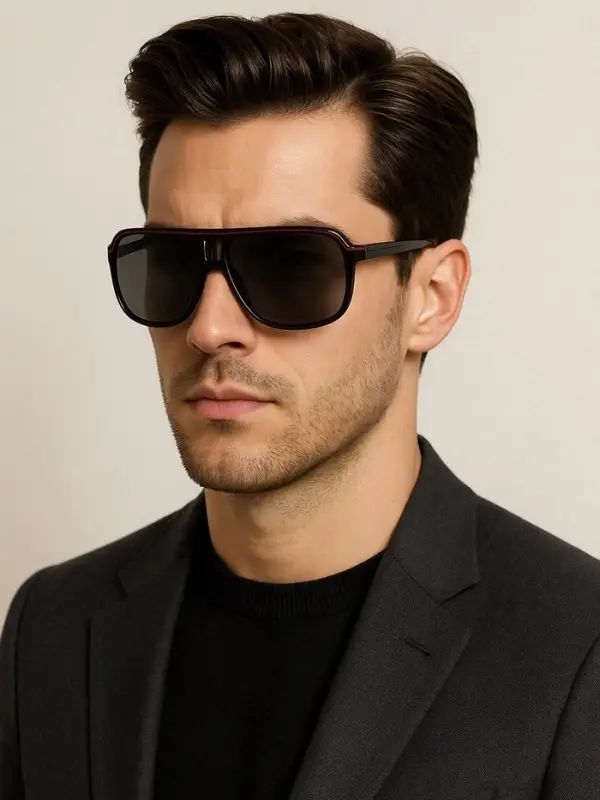 Очки солнцезащитные OneSun, uv 400, дужка 13.5 см, ширина 14.5 см, линза 4.7&times;6.2 см