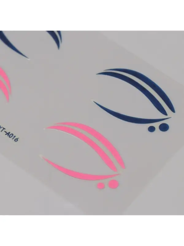 Наклейка на лицо &laquo;Стрелки для глаз. Точки&raquo;, 13&times;13.5 см