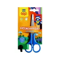 Ножницы детские для левшей 12.5 см Мульти-Пульти &laquo;Приключения Енота&raquo;, европодвес, МИКС