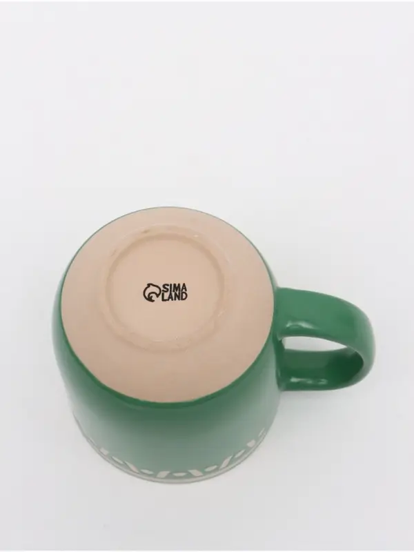 Кружка чайная керамическая &laquo;Орнамент&raquo;, 400 мл, ручная работа