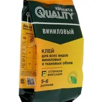 Клей обойный Quality, виниловый, мягкая упаковка, 200 г