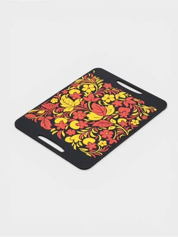 Доска разделочная с ручками Дарим Красиво &laquo;Хохлома&raquo;, 36&times;28 см, дерево