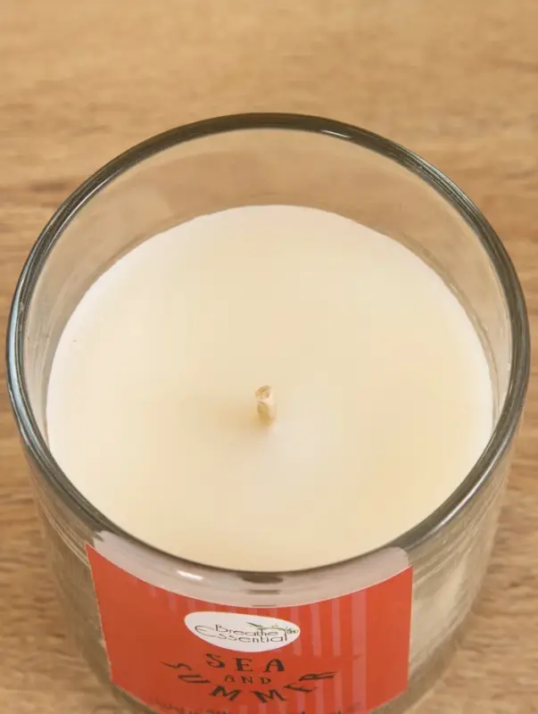 Свеча с кристаллом внутри Sea and Summer Свеча с кристаллом внутри Sea and Summer "Jade orchid" орхидея, 120 гр