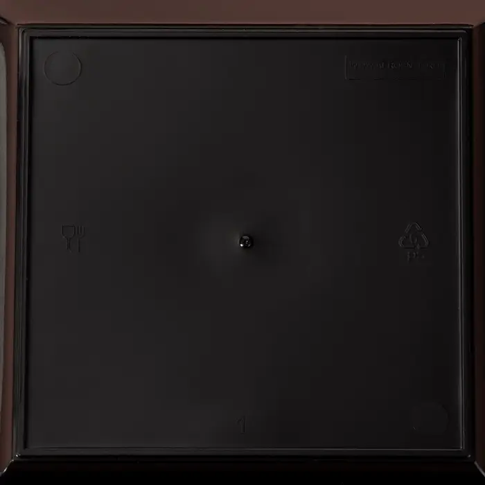 Тарелка одноразовая для фуршета, 17.2 см, пластик, квадратная, глубокая, МИКС