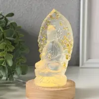 Фигурка светящаяся &laquo;Гуань Инь&raquo;, акрил, от USB, 8&times;8&times;14 см