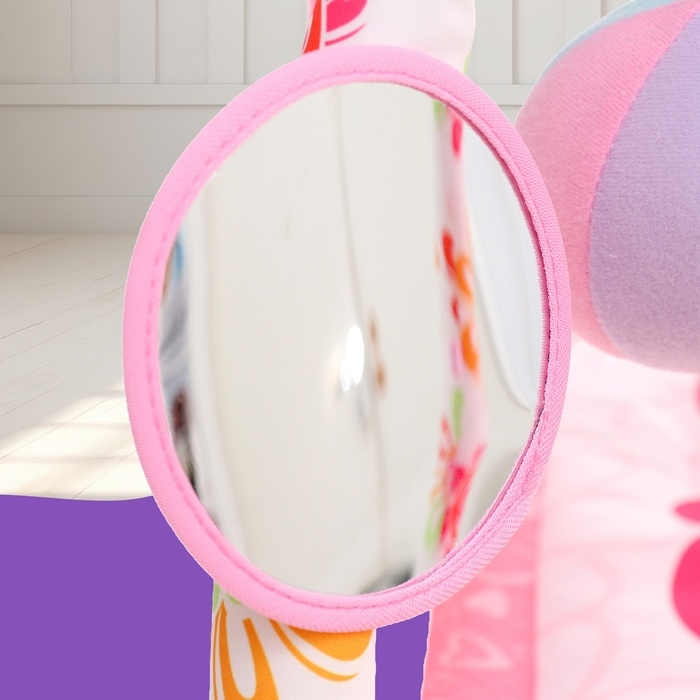 Развивающий коврик «Любимый зоопарк», цвет розовый Развивающий коврик «Любимый зоопарк», цвет розовый