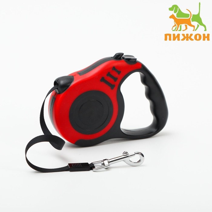 Рулетка  Рулетка "Зарница" , 5 м, до 15 кг, чёрно-красная