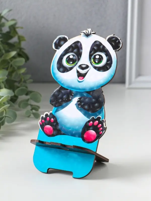 Подставка для телефона, планшета &laquo;Панда&raquo;, 19&times;10 см