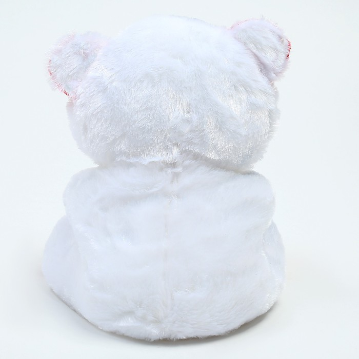 Мягкая игрушка «Я тебя люблю», мишка с сердечком, сердца, 17 см