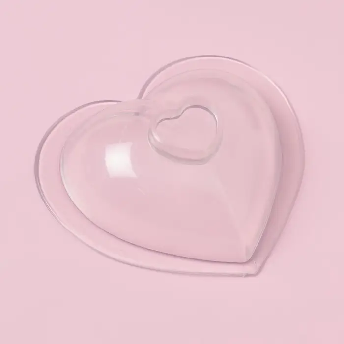 Набор молдов для заливки 3D Доляна &laquo;Сердца&raquo;, 3 шт., 11.2&times;10.5&times;9.5 / 9&times;7.7&times;6.5 / 7&times;5.5&times;4.5 см, пластик, прозрачный