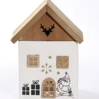 Фигурка керамическая с подсветкой &laquo;Дом с Дедом Морозом&raquo; 11.6&times;7.5&times;15 см