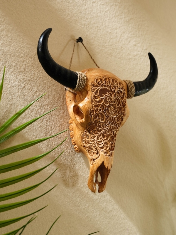 Сувенир интерьерный Сувенир интерьерный "Череп буйвола" полирезин, 15х16х7 см