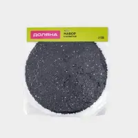 Салфетки сервировочные на стол Доляна &laquo;Паутинка&raquo;, d=38 см, 4 шт., чёрные