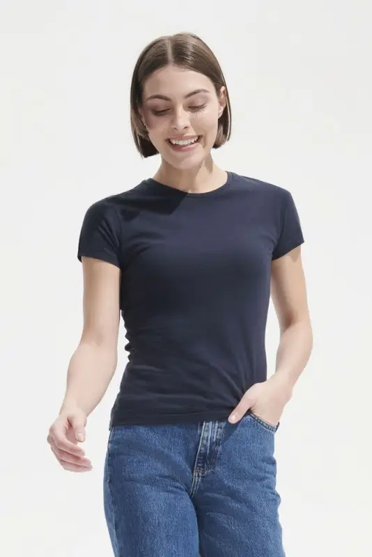 Футболка женская Miss 150 зеленое яблоко, размер XL