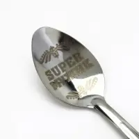 Ложка чайная с гравировкой &laquo;Super мужик&raquo;, на подарочной открытке, 3&times;14 см