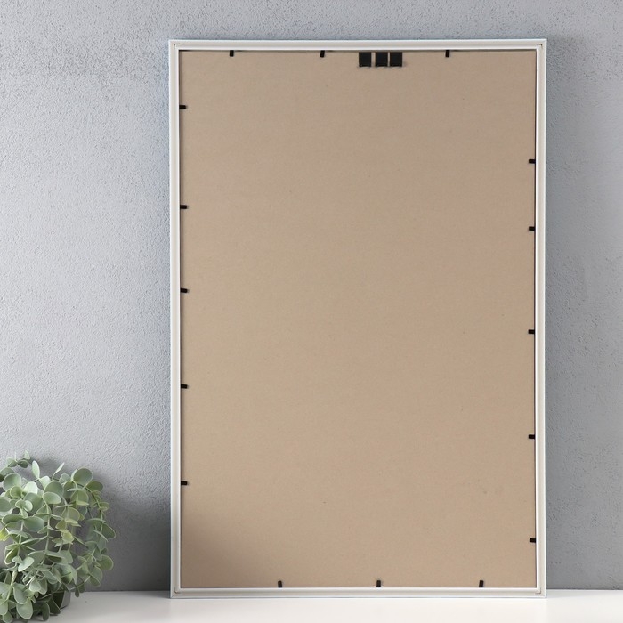 Фоторамка пластик Фоторамка пластик "Стиль голубой" 40х60 см, голубой