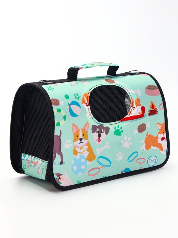 Сумка - переноска для животных Сумка - переноска для животных"Верный друг", каркасная, размер S, 37,5 х 17 х 22 см