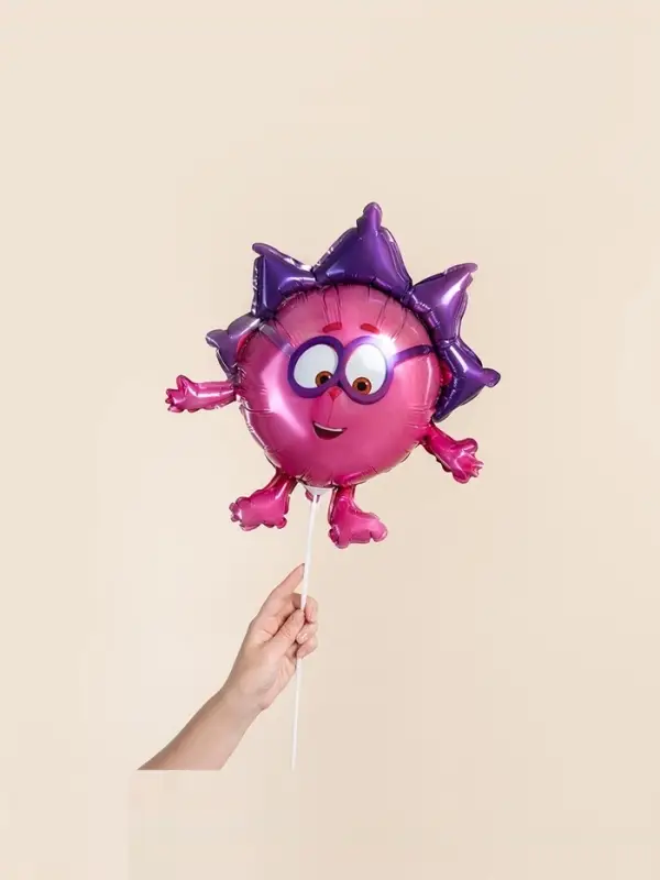 Воздушный шар фольгированный 17" &laquo;Ёжик. Смешарики&raquo;, набор 5 шт.