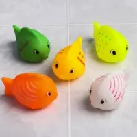 Резиновая игрушка для ванны Крошка Я &laquo;Чудо-рыбка&raquo;, 9 см, с пищалкой, МИКС