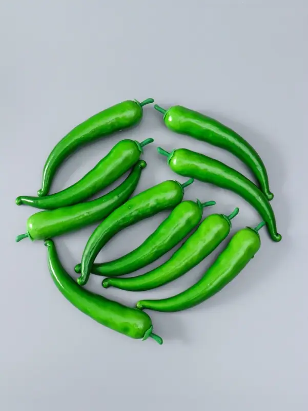 Муляж "Перец острый" 18 см, зелёный