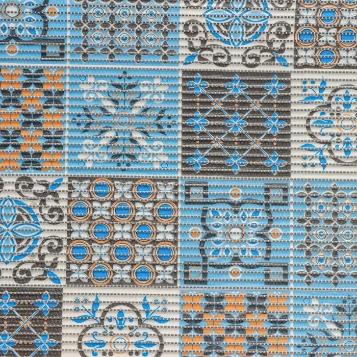 Коврик для ванной комнаты «Преображение», ширина 80 см, рулон 15 м, оранжево-синий Коврик для ванной комнаты «Преображение», ширина 80 см, рулон 15 м, оранжево-синий