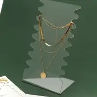 Подставка под колье, оргстекло 3 мм, 15&times;10&times;28 см, прозрачный