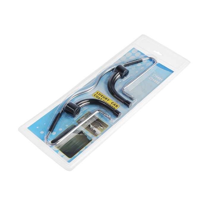 Плечики с креплением на подголовник, хром Плечики с креплением на подголовник, хром